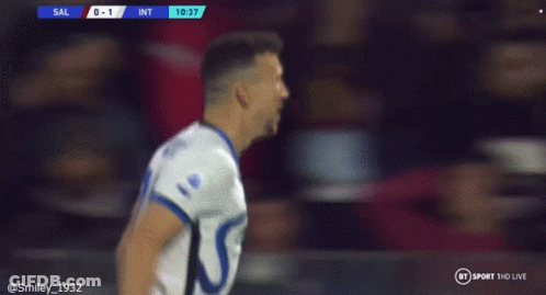 Soccer Player #14 Shaking Hands With Another Player GIF