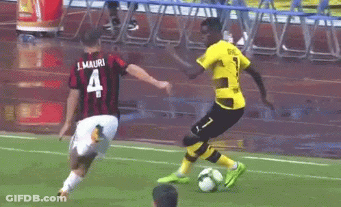 Soccer Player 17 Kicking Soccer Ball GIF