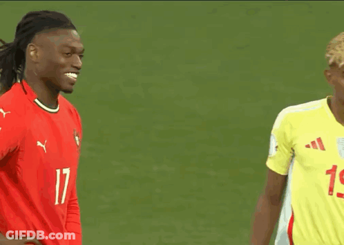 Soccer Player 19 Next To Player 17 GIF