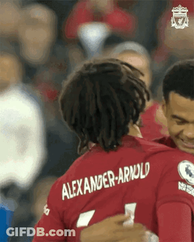 Soccer Player Alexander-Arnold Jersey GIF