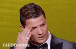 Soccer Player And Man With GOAT Reaction GIF