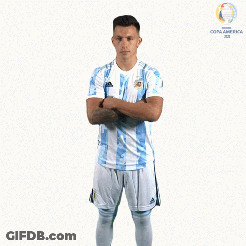 Soccer Player Arms Crossed Copa America GIF