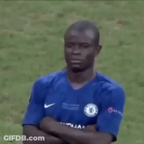 Soccer Player Arms Crossed On Field GIF