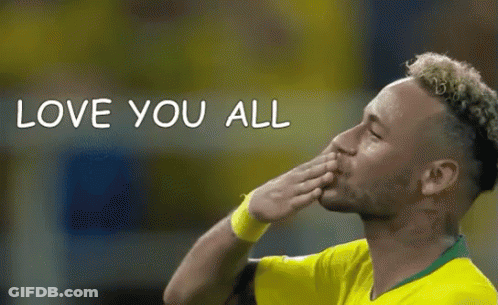 Soccer Player Blowing Kiss Love You All GIF