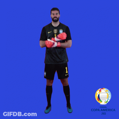 Soccer Player Blue Background Copa America GIF