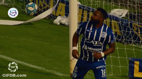 Soccer Player Blue Shirt Cata Mendoza Argentina GIF