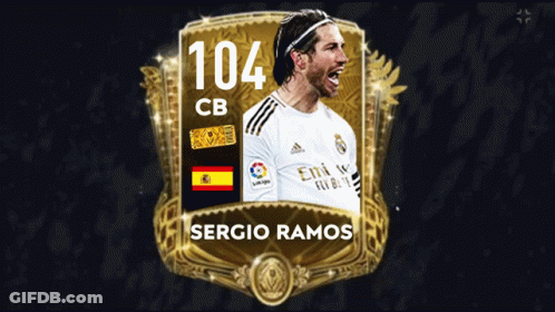 Soccer Player Card Number 104 GIF