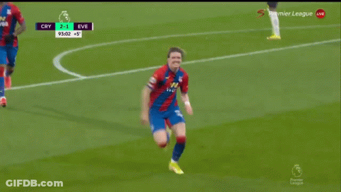 Soccer Player Celebrates Goal GIF