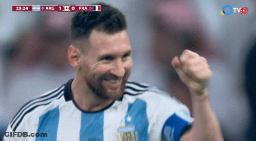 Soccer Player Celebrates Goal GIF