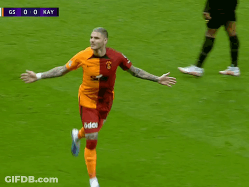 Soccer Player Celebrates Goal Kay Vs GS GIF