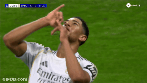 Soccer Player Celebrates Goal TNT Sports GIF