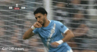 Soccer Player Celebrating Goal GIF