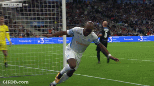 Soccer Player Celebrating Goal GIF
