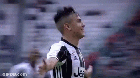Soccer Player Celebrating Goal In Stadium GIF
