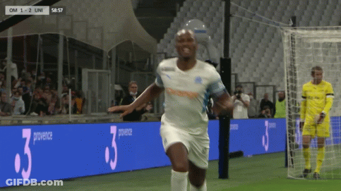 Soccer Player Celebrating Goal GIF