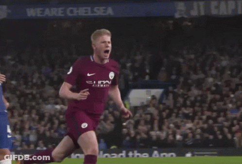 Soccer Player Celebrating Goal Saying Captain Leader Legend GIF
