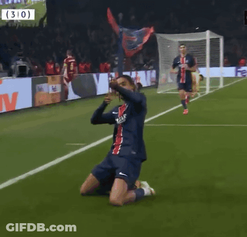 Soccer Player Celebrating Goal Score 310 GIF