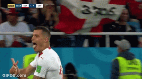 Soccer Player Celebrating Goal With 3705 Banner GIF