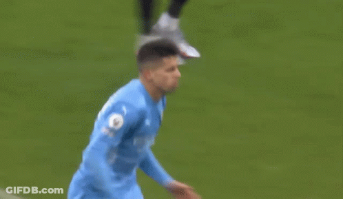 Soccer Player Celebrating Goal With Arms Crossed GIF