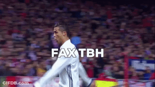 Soccer Player Celebrating Goal With Faxtbh GIF