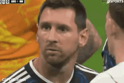 Soccer Player Close Up During Game GIF