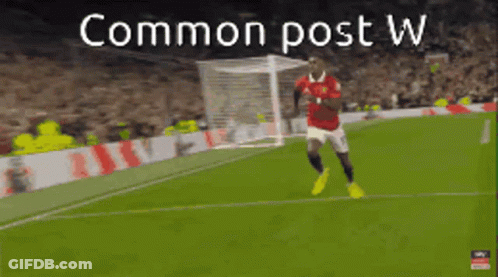 Soccer Player Common Post W GIF