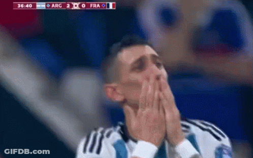 Soccer Player Covering Mouth GIF