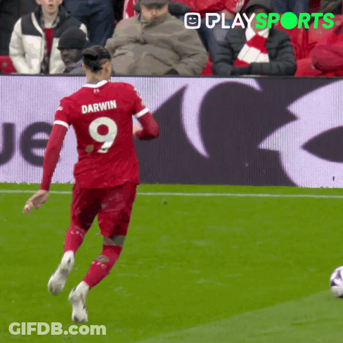 Soccer Player Darwin On Jersey GIF