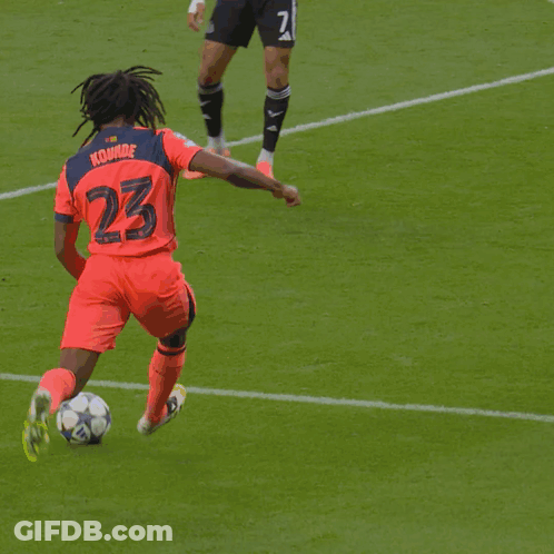 Soccer Player Falling Into Goal With Nike Cleats GIF
