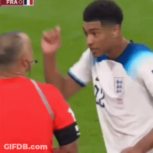Soccer Player Giving Middle Finger In White Emirates Jersey GIF