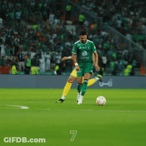 Soccer Player Green Jersey 7 GIF