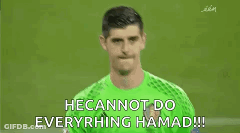 Soccer Player Green Shirt Cannot Do Everything Hamad GIF