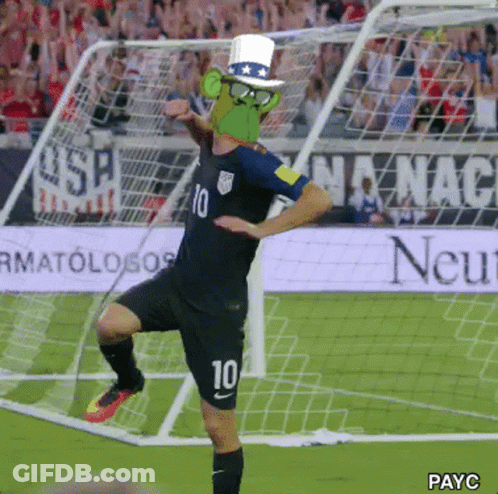 Soccer Player Handstand Field Go USA GIF