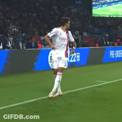 Soccer Player Holding Pre-Order Sign GIF