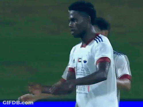 Soccer Player In Adidas Jersey GIF
