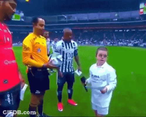 Soccer Player In Aguila Jersey GIF