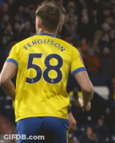 Soccer Player In American Shirt Looking At Camera GIF