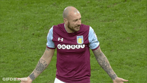 Soccer Player In AVFC Shirt GIF