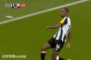 Soccer Player In Black And White Jersey Saying Pela GIF