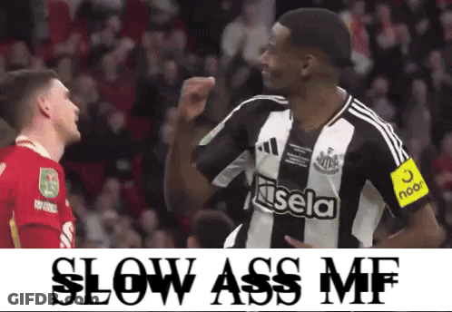 Soccer Player In Black And White Jersey With Kisel GIF