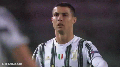 Soccer Player In Black And White Striped Jersey GIF