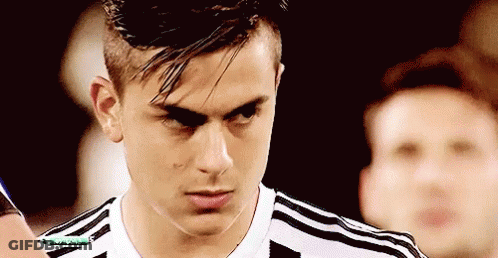 Soccer Player In Black And White Striped Shirt GIF