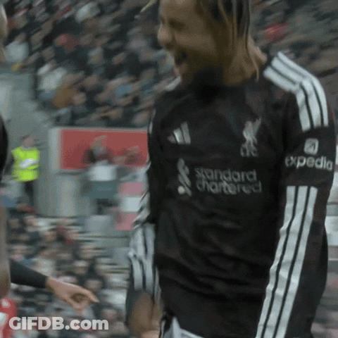 Soccer Player In Black Expedia Shirt GIF