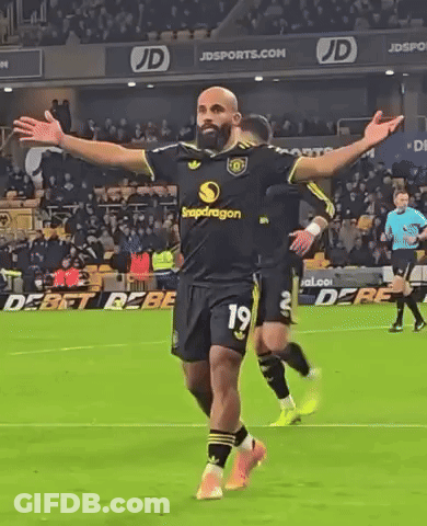 Soccer Player In Black Shirt Number 19 GIF