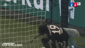 Soccer Player In Black T-Mobile Jersey GIF