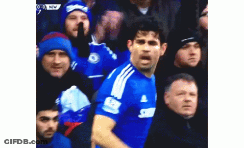 Soccer Player In Blue Adidas Shirt GIF