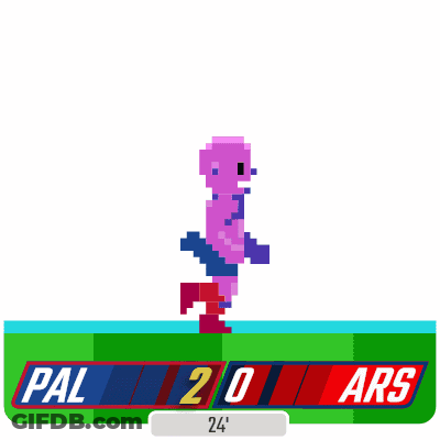 Soccer Player In Blue And Red Jersey Number 24 GIF
