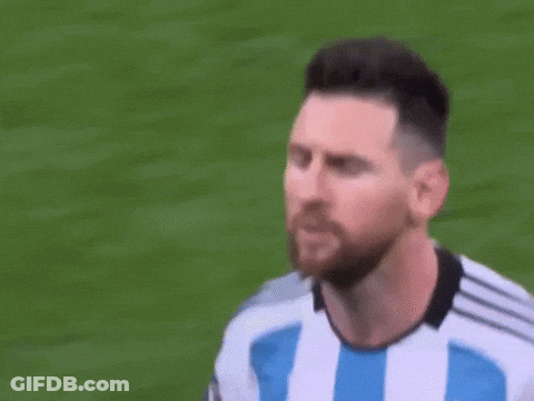 Soccer Player In Blue And White Striped Shirt GIF