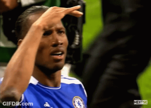 Soccer Player In Blue Chelsea Shirt GIF