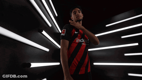 Soccer Player In Blue Etihad Airways Jersey GIF